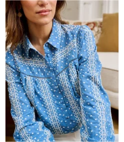 Blusa Denim Uxia