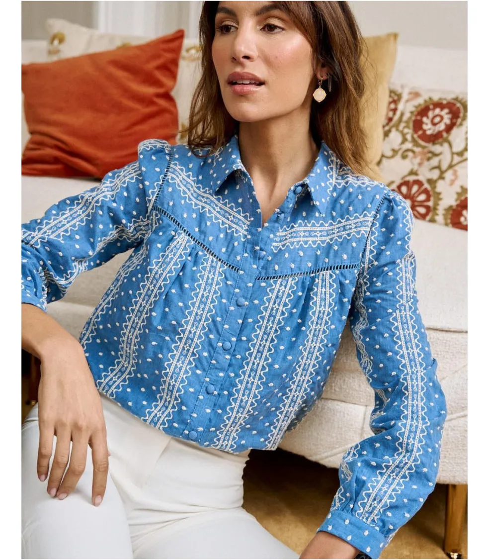 Blusa Denim Uxia