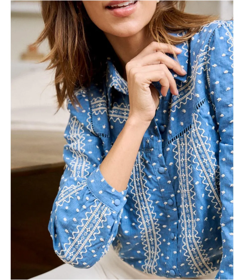Blusa Denim Uxia