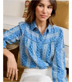 Blusa Denim Uxia