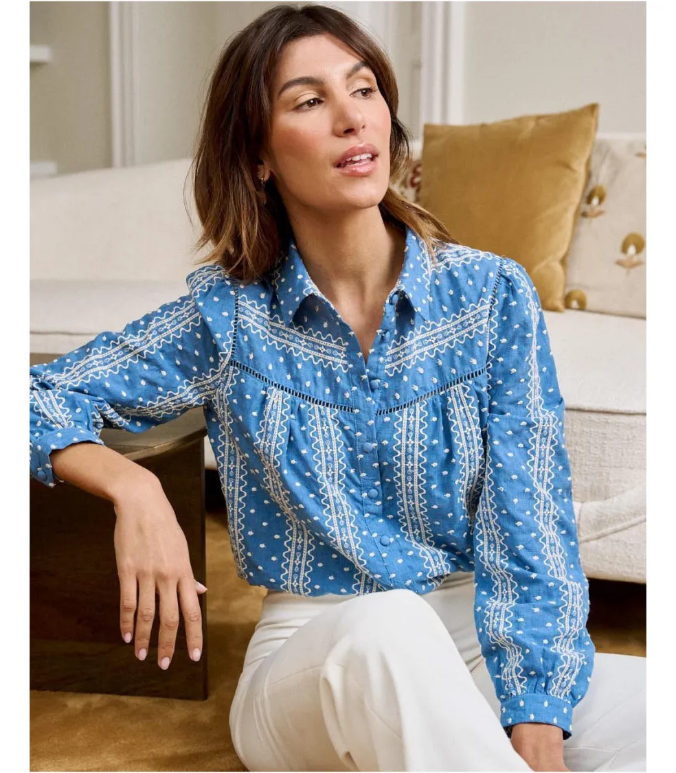 Blusa Denim Uxia