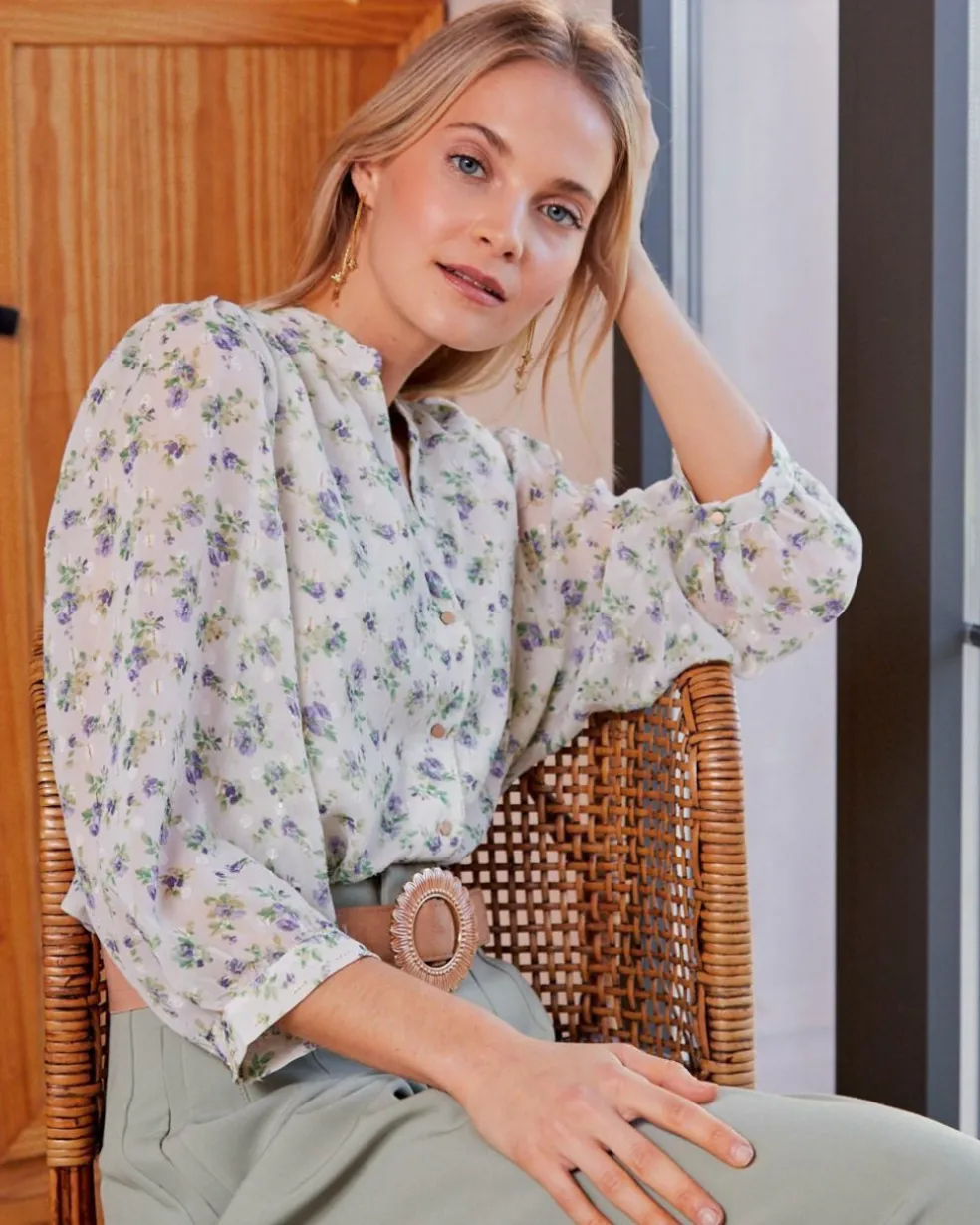 Blusa Flores Samantha