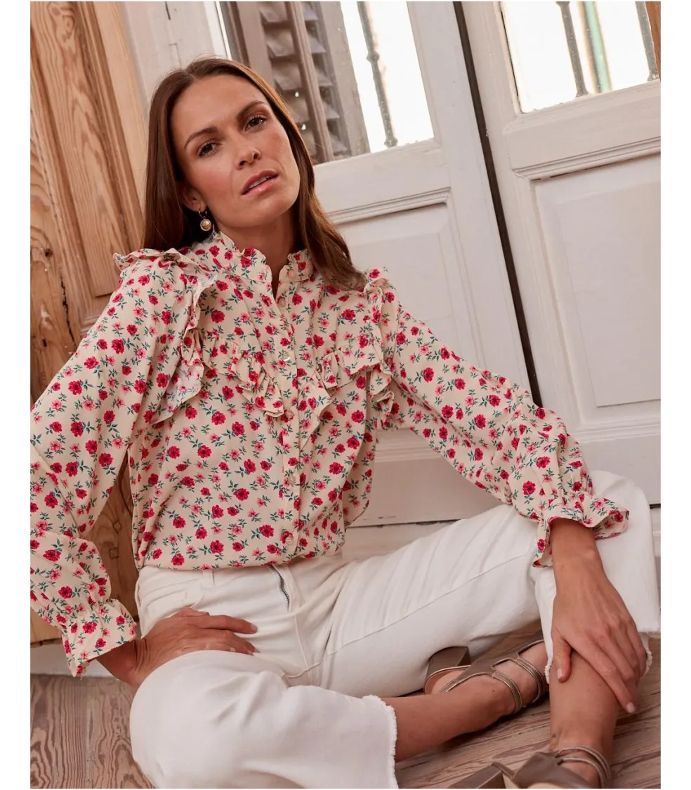 Blusa Flores Volania