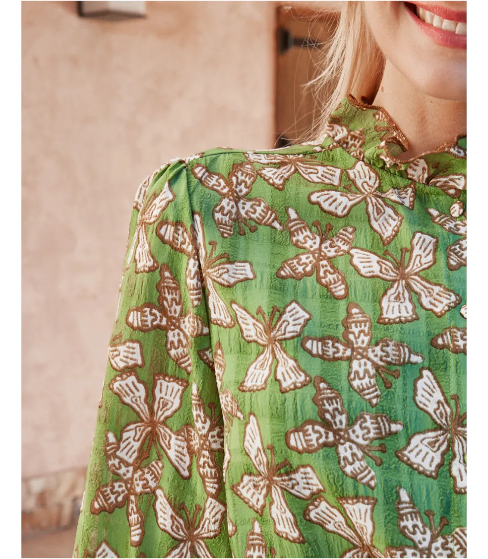 Blusa Volantes Aneva