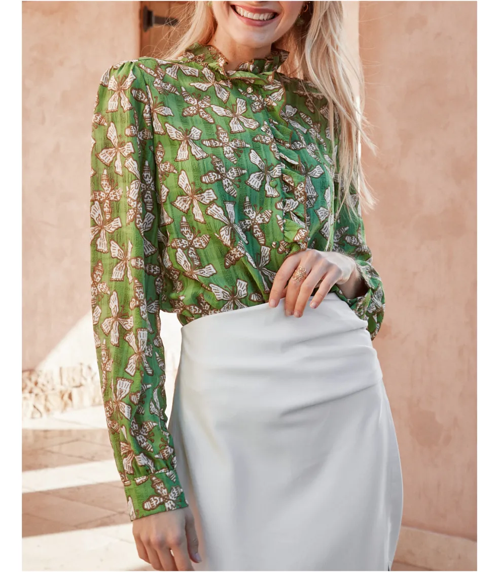 Blusa Volantes Aneva