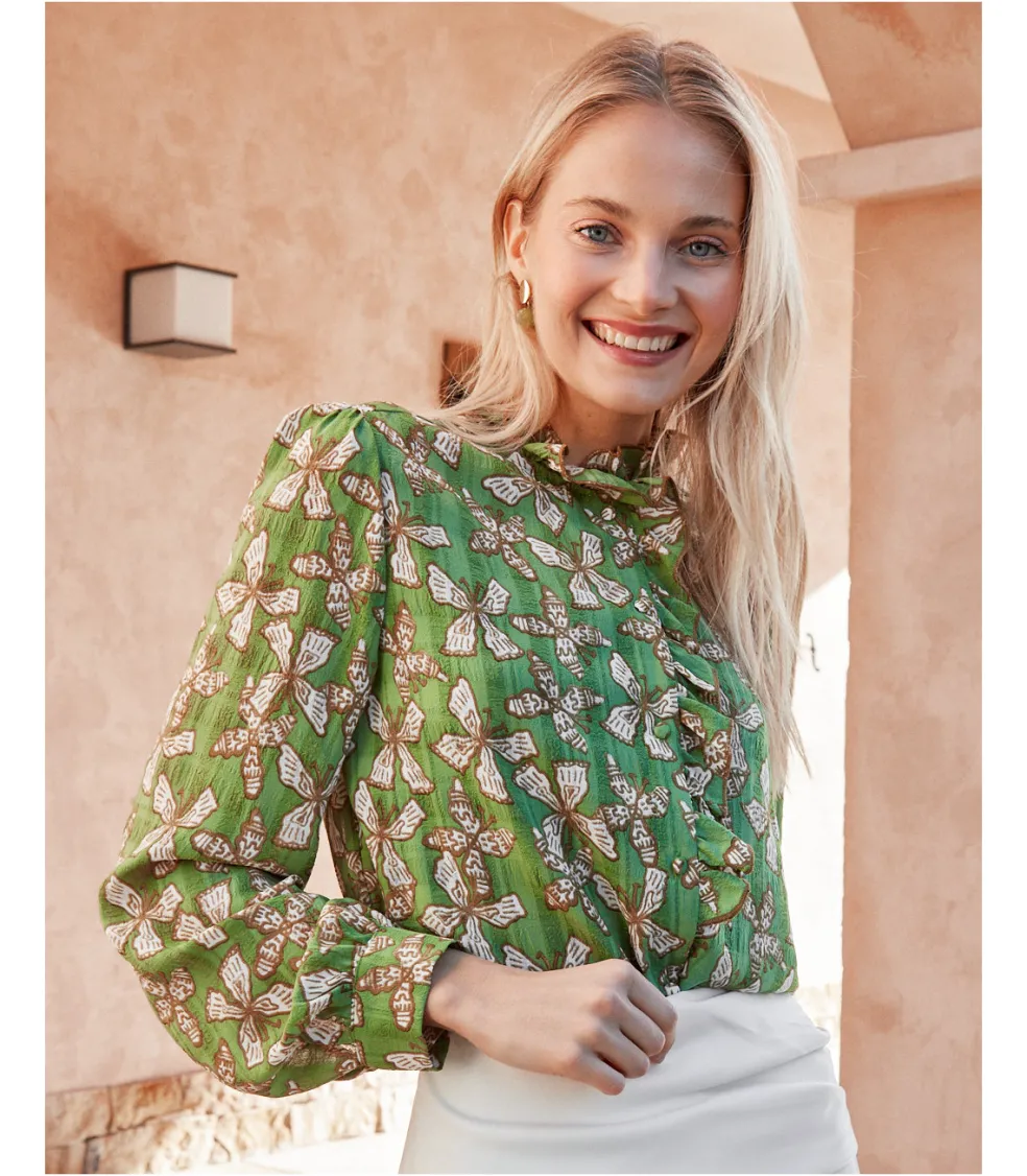 Blusa Volantes Aneva