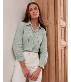 Camisa Bordados Priscilia