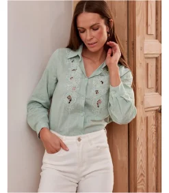 Camisa Bordados Priscilia