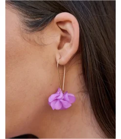 Pendientes Largos Flor
