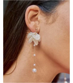 Pendientes Largos Perlas