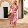 Vestido Flores Mar