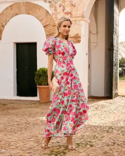 Vestido Flores Mar