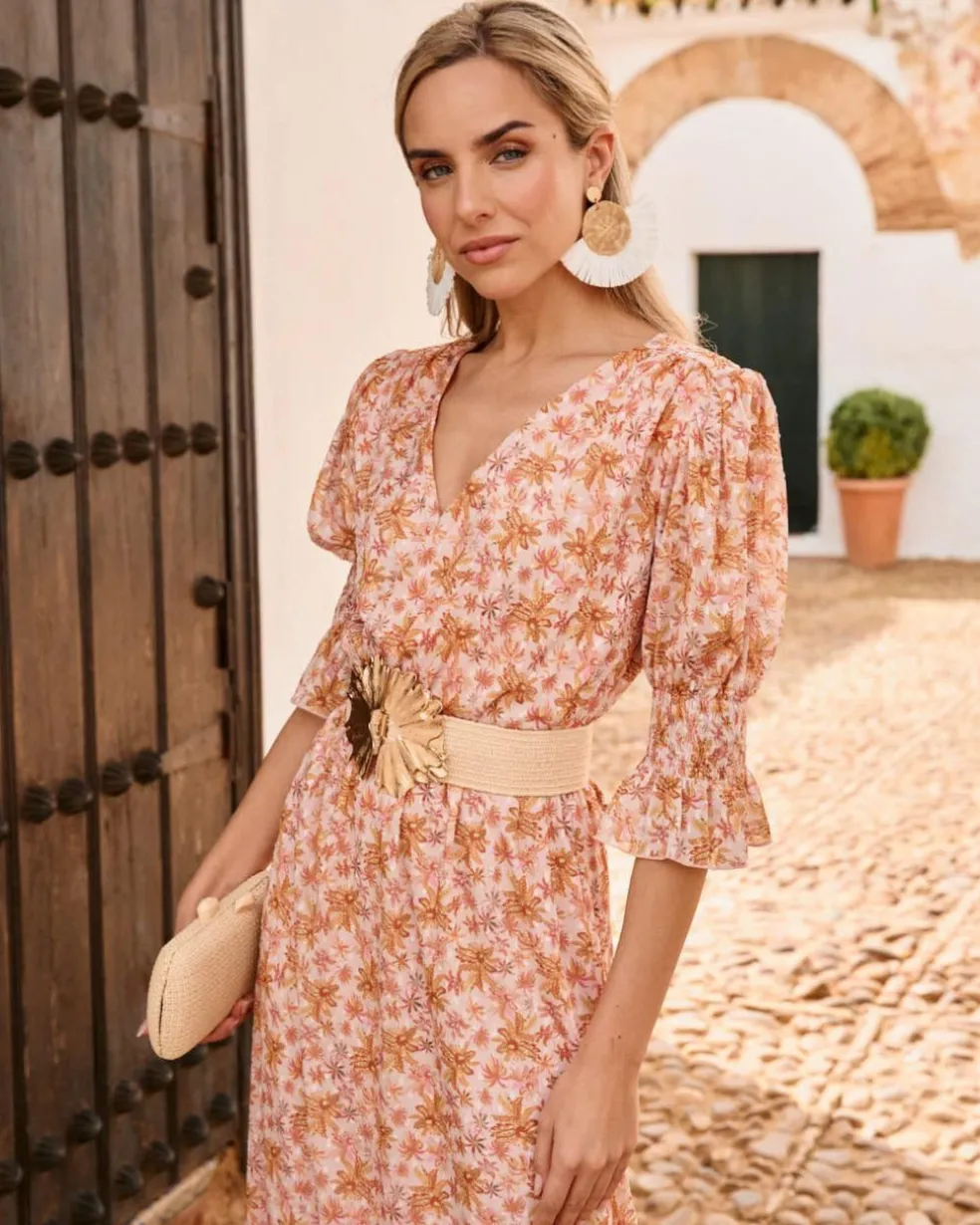 Vestido Flores Opera