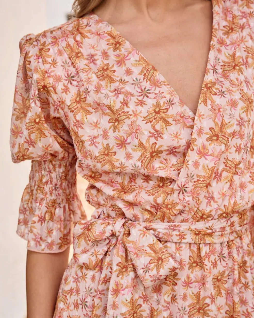 Vestido Flores Opera