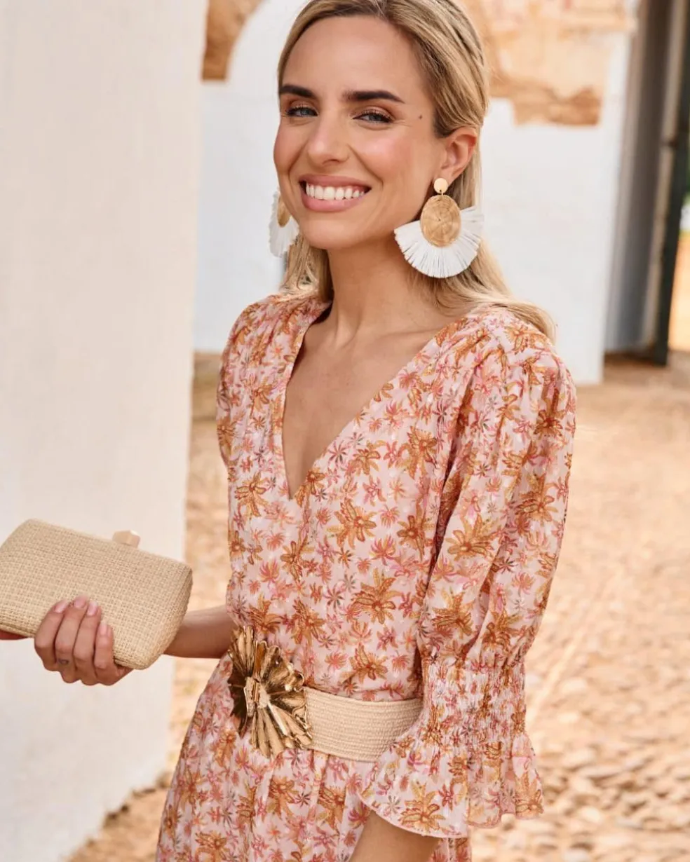 Vestido Flores Opera