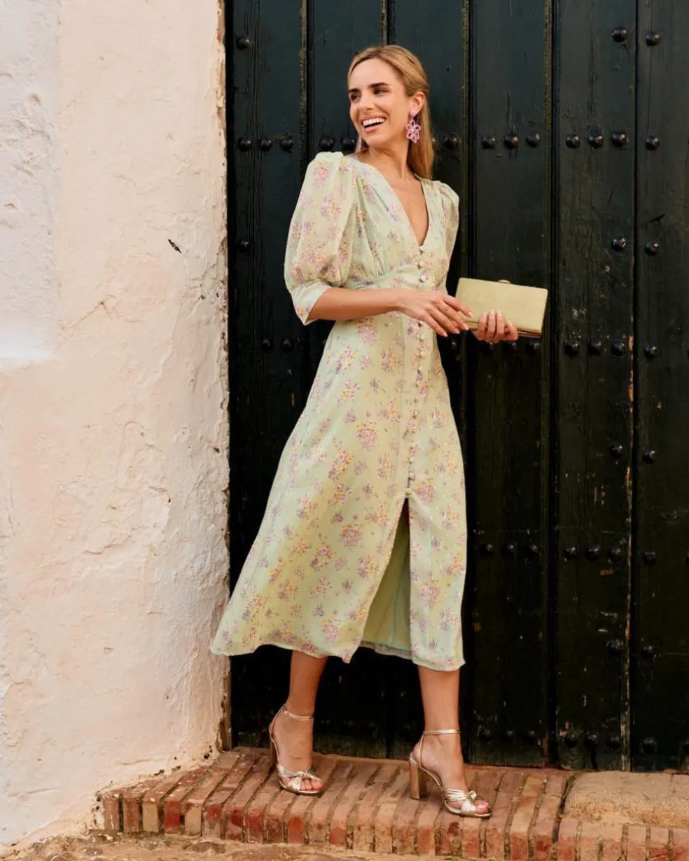 Vestido Flores Sinza