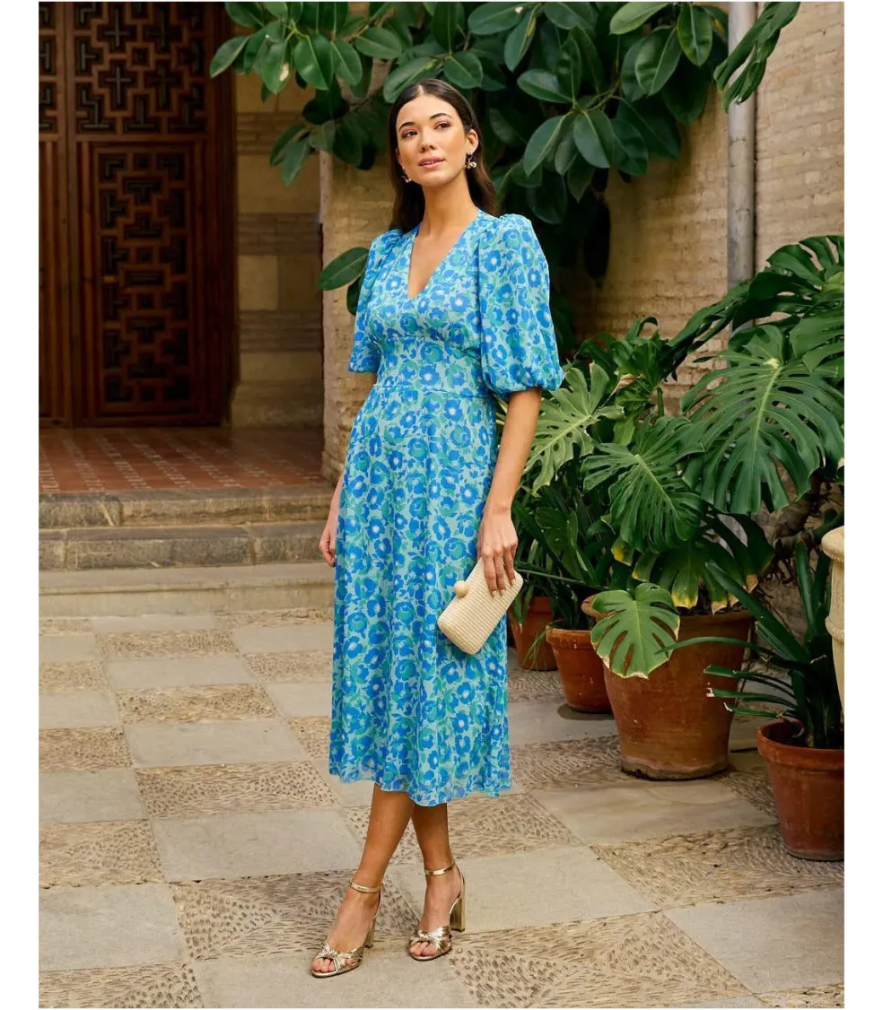Vestido Midi Orquídea
