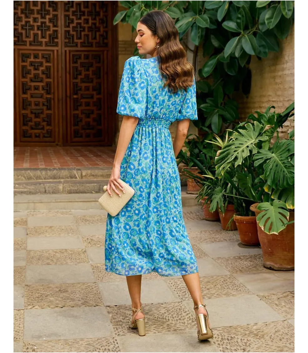 Vestido Midi Orquídea