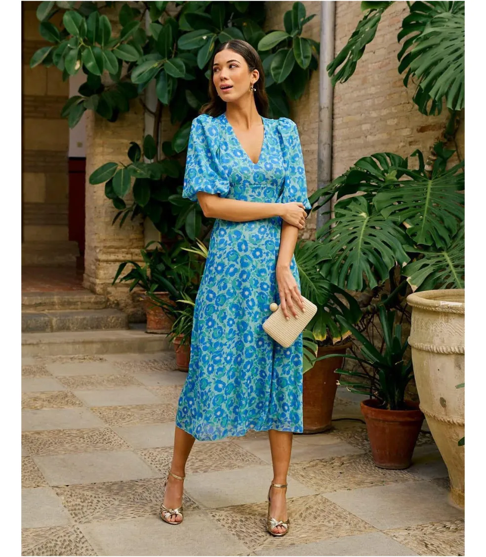 Vestido Midi Orquídea