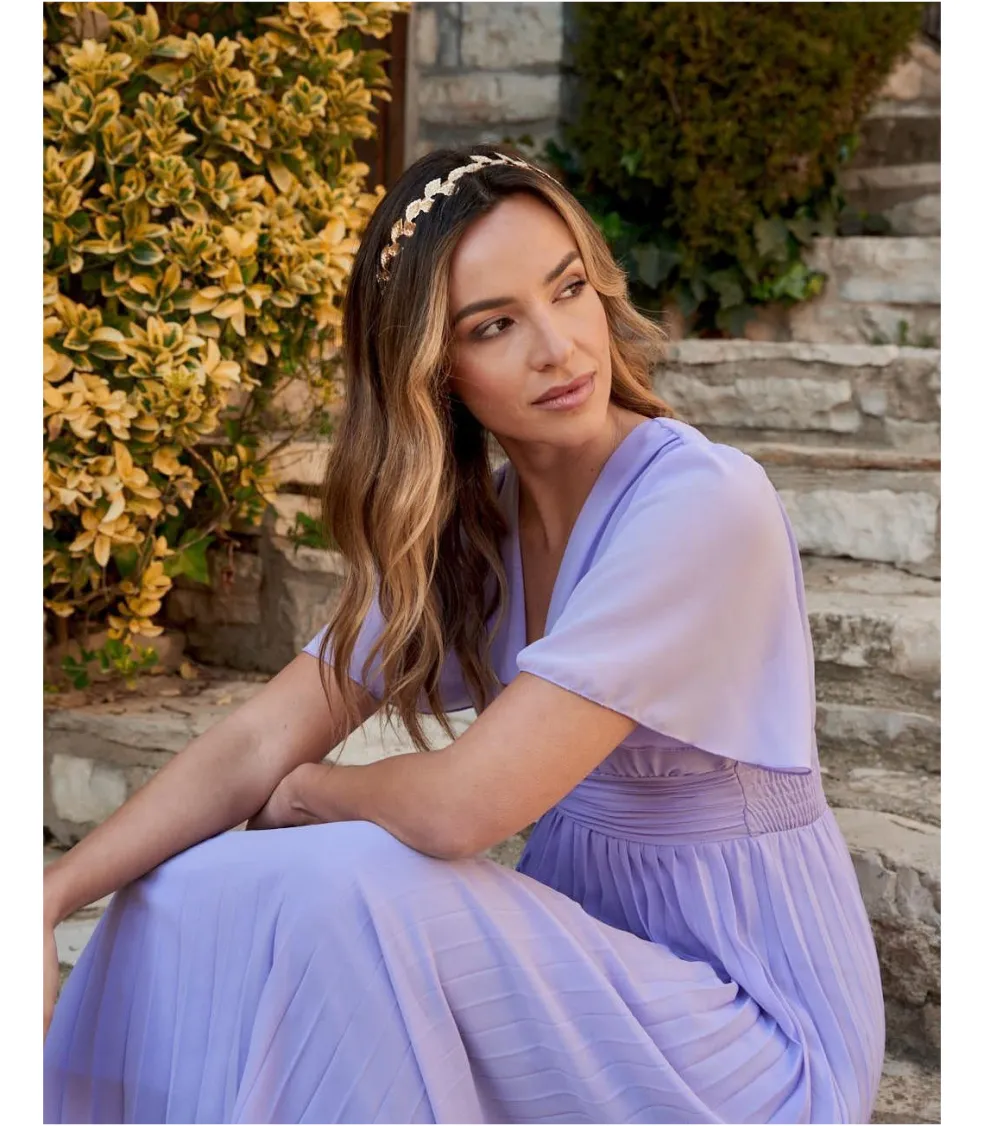Vestido Plisado Gema